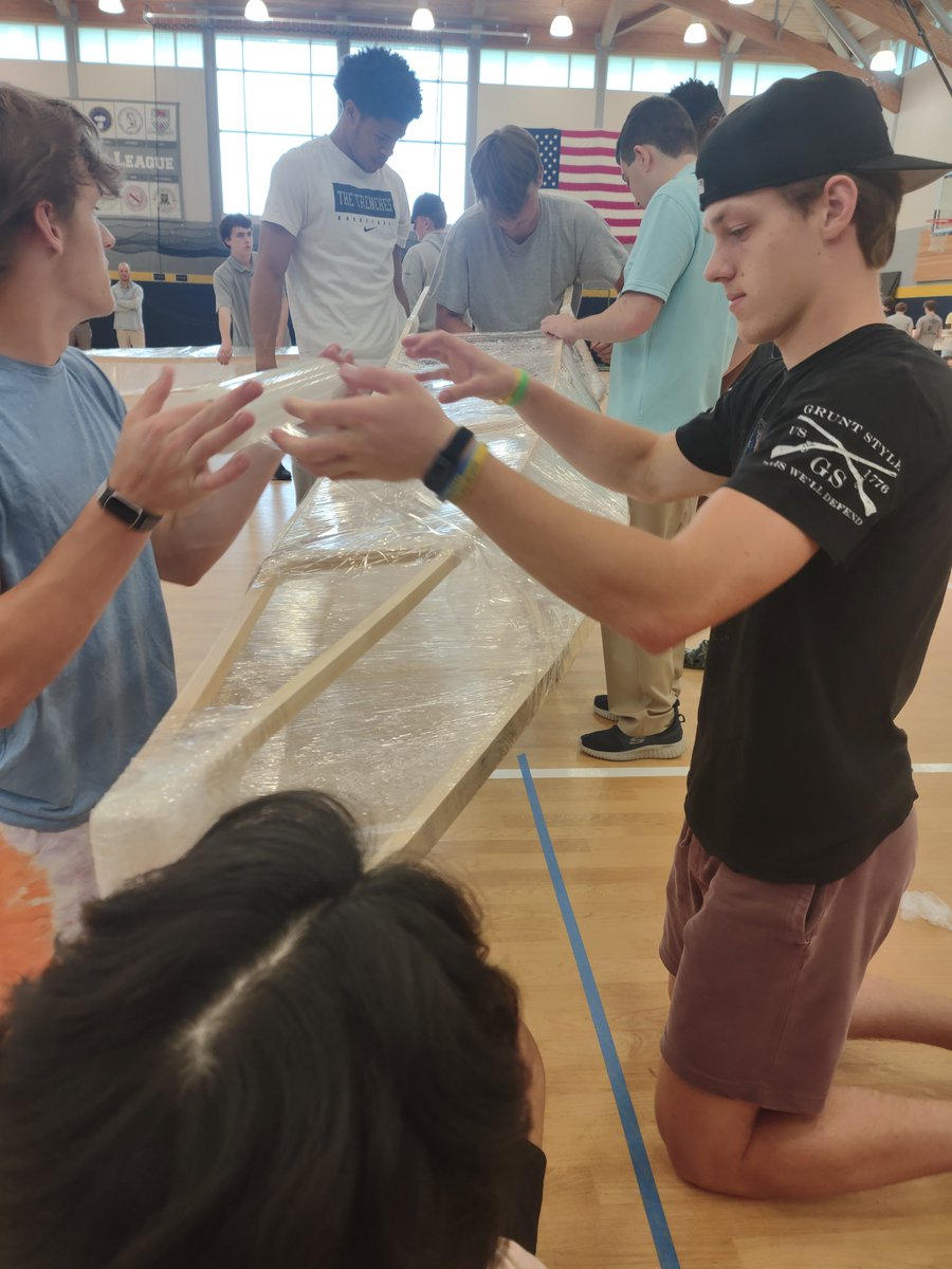 TPSHOS's tweet image. Great exercise of team boat building for @TrinityPawling Senior Leadership Program! #collaborativeleadership #LeadershipMatters #onward