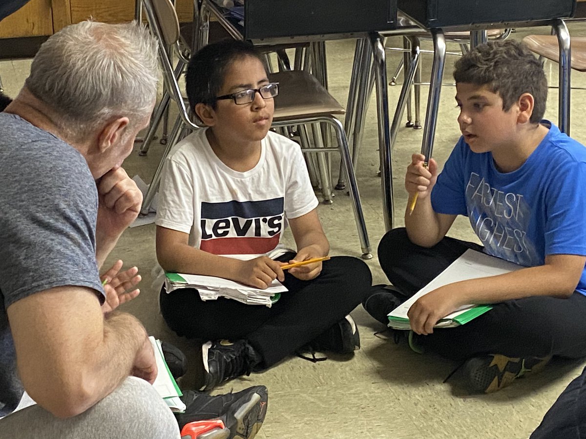 Daniellenola7's tweet photo. THE Public School 13 Leading and experimenting at the Lab Site @MartuccioPaul “Champions practice in and through June!” Lesson Study around 3-Act Tasks-5th grade team exploring more ways to deepen student thinking!  #ALL about student engagement!@DrMarionWilson @ARLodico https://t.co/bv8lYkJFQi
