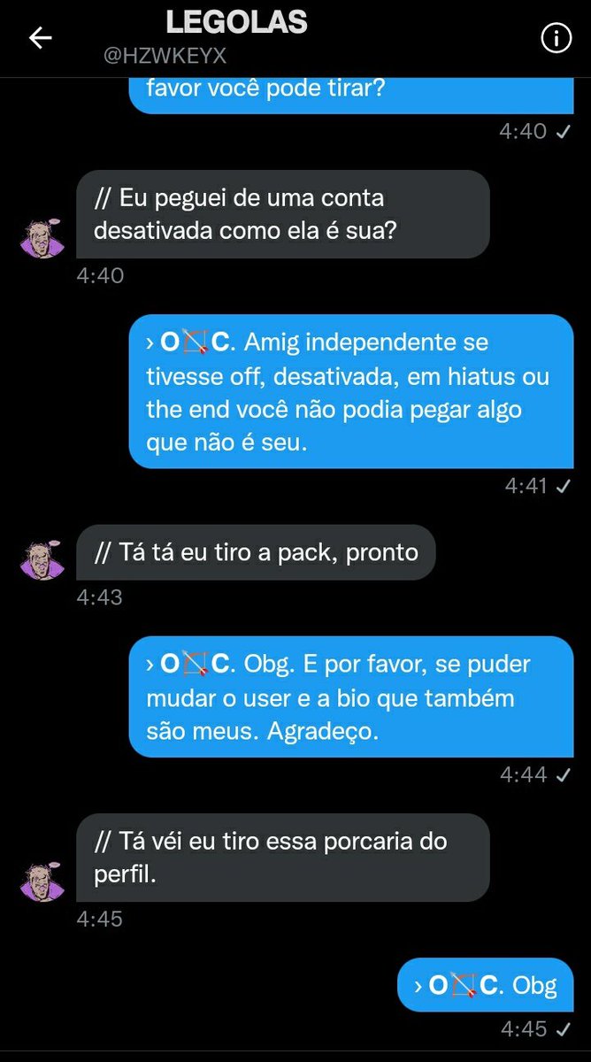 HAWKRONIN's tweet photo. Venho aqui expor essa conta  @HZWKEYX que copiou não só minha pack, mas tbm minha bio e user! Tentei perdi com toda a educação que retirasse a mesma, a pessoa disse que iria retirar mas hoje notei que fui bloqueado e não ouve a retirada das minhas coisas da conta. + https://t.co/FmxIOXlr11