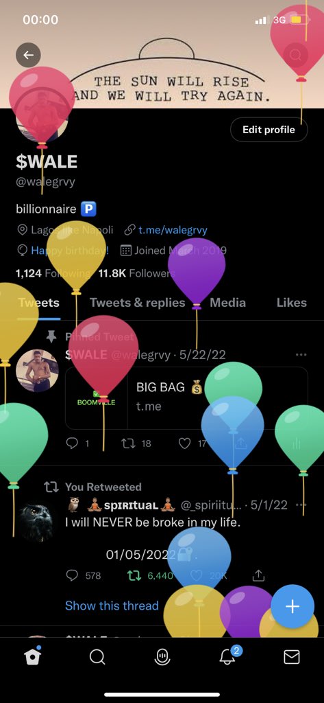 walegrvy's tweet photo. IT’S MY BIRTHDAY 🥳🥳🥳 https://t.co/49NVkqfehE