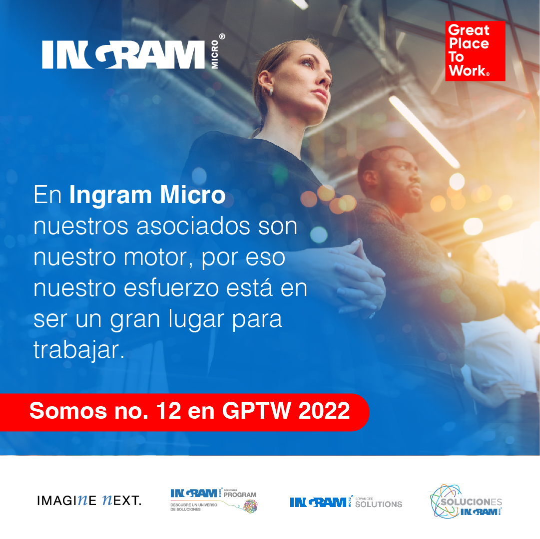 IngramMicroMx's tweet photo. ¡Lo hicimos de nuevo!, Ingram Micro está en el top #GreatPlaceToWork2022, gracias a todos y cada uno de nuestros socios y colaboradores, quienes nos han ayudado a construir esta gran cultura de confianza, respeto y compañerismo. https://t.co/XFZ0nnzhVW