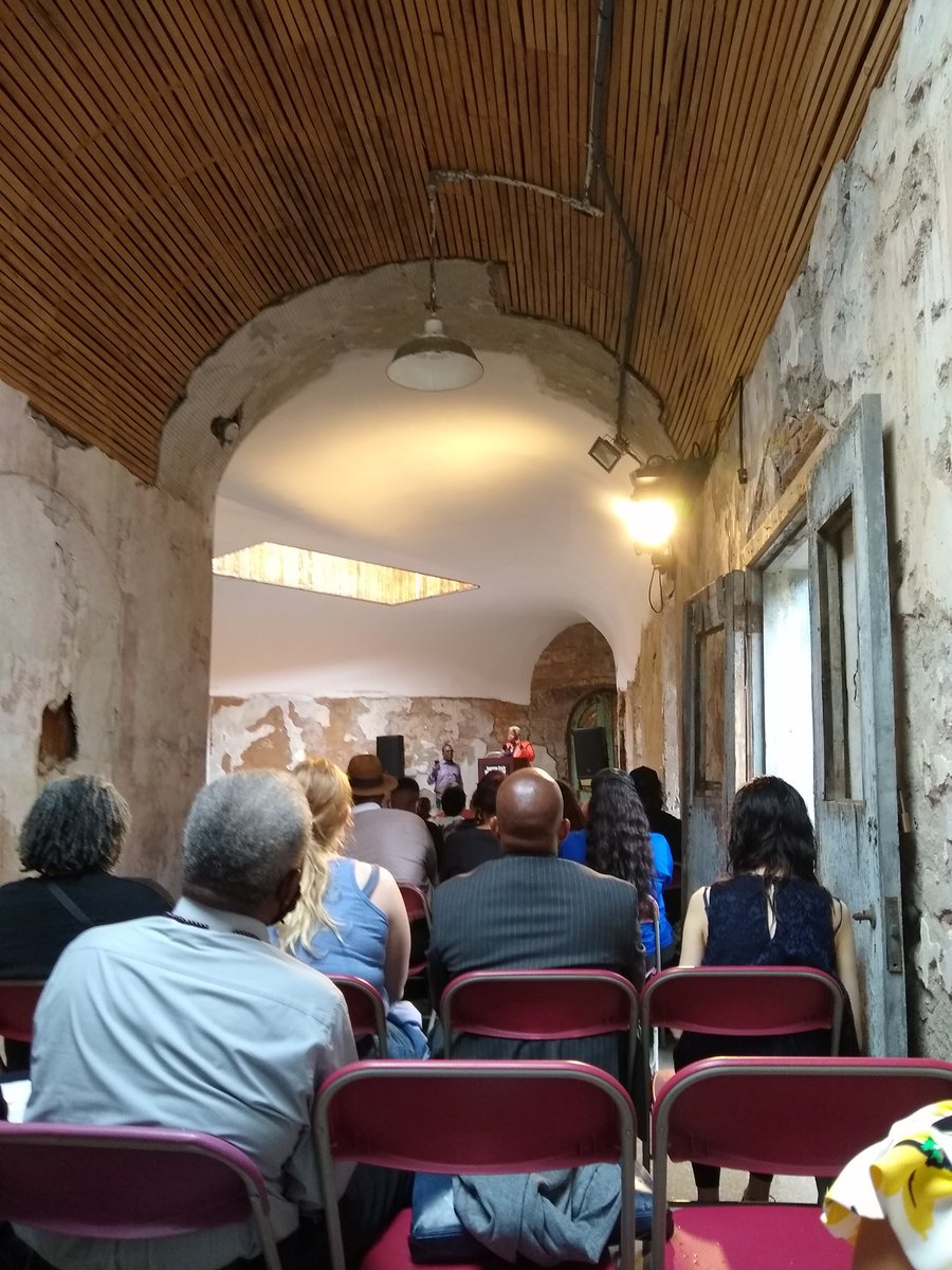 Celebrating #Reentry Awareness Month at tonight's award ceremony at Eastern State Penitentiary.