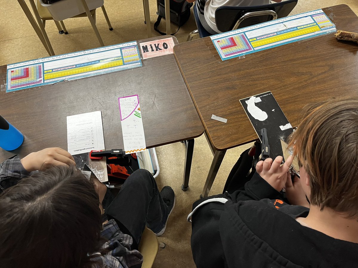 TessRileyVP's tweet photo. We’ve been working on the @SD27_ADST Metal Tags kit! This one I think is one of the faves so far. #lcsslearns @SD27_CC https://t.co/ApZIqmeaS3