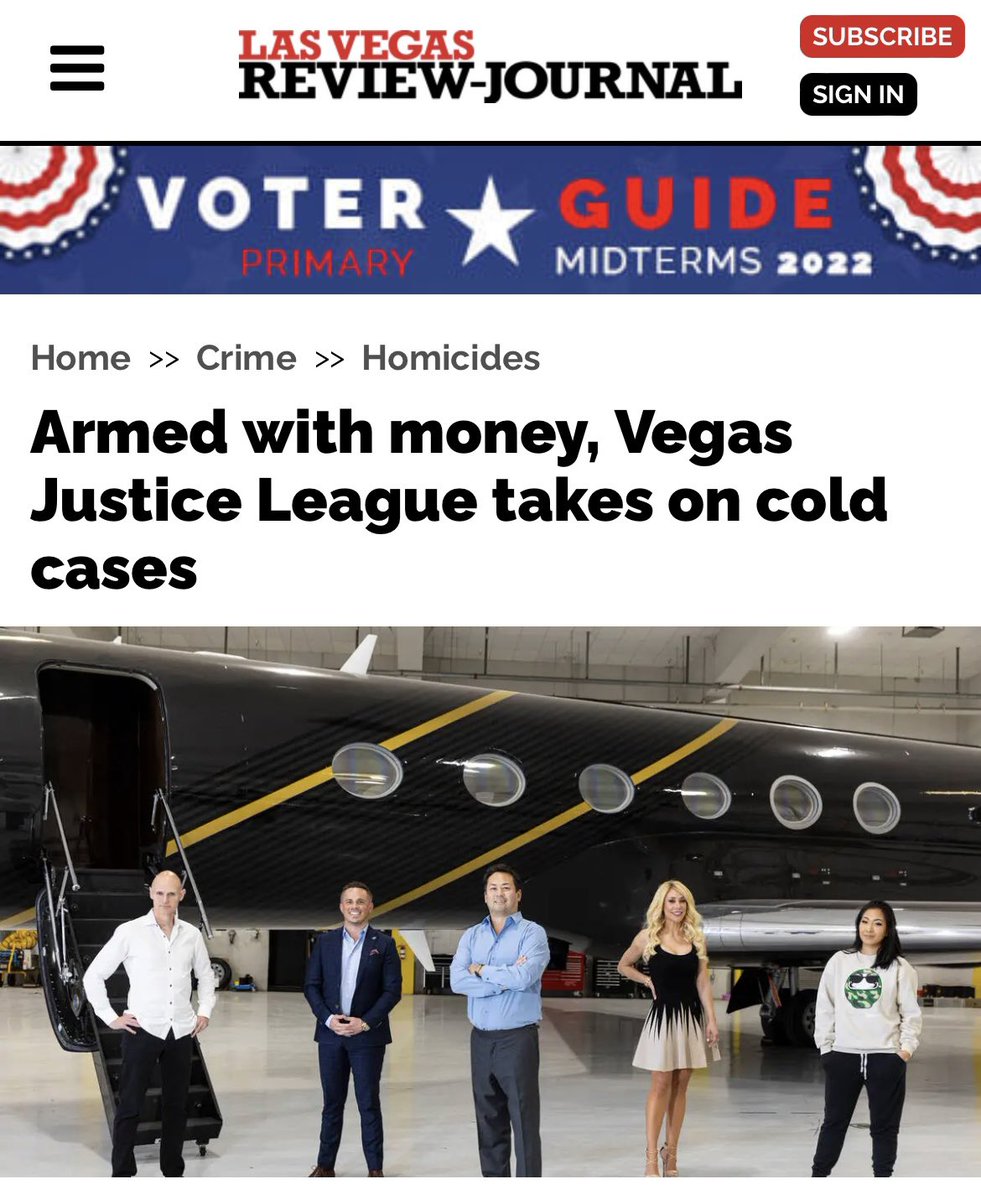 Thanks <a href="/reviewjournal/">Las Vegas Review-Journal</a> for this article &amp; bringing awareness to the <a href="/LVJusticeLeague/">Vegas Justice League</a>! 🙌 #lasvegascommunity #vegasphilanthropy #coldcase #vegasjusticeleague #forensicscience #dnasolves 

👉 reviewjournal.com/crime/homicide…
