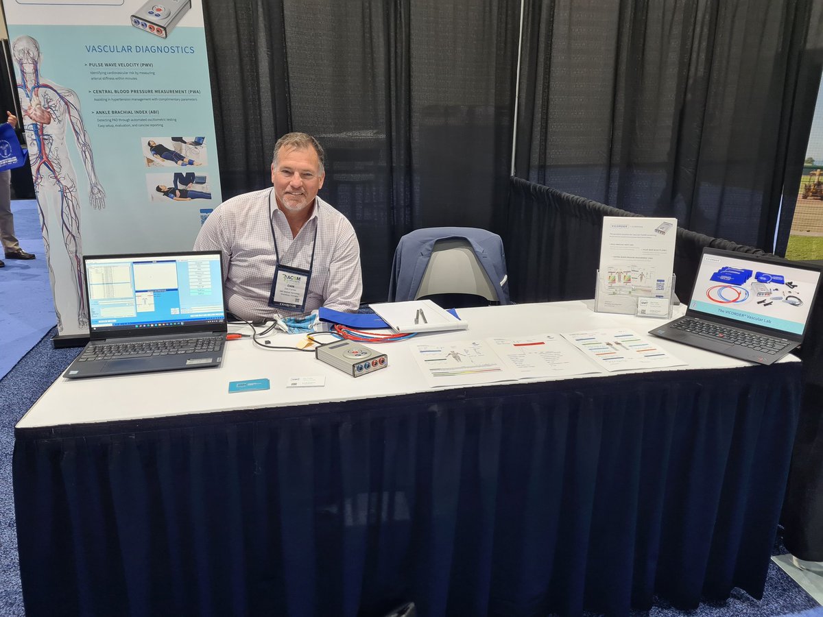 JrgHeise's tweet photo. Great 2nd day at #ACSM22. Come by learn more about #arterialstiffness and #vasculardiagnostics at booth 222
#smtmedical #vicorder https://t.co/kZFiBEtW7K