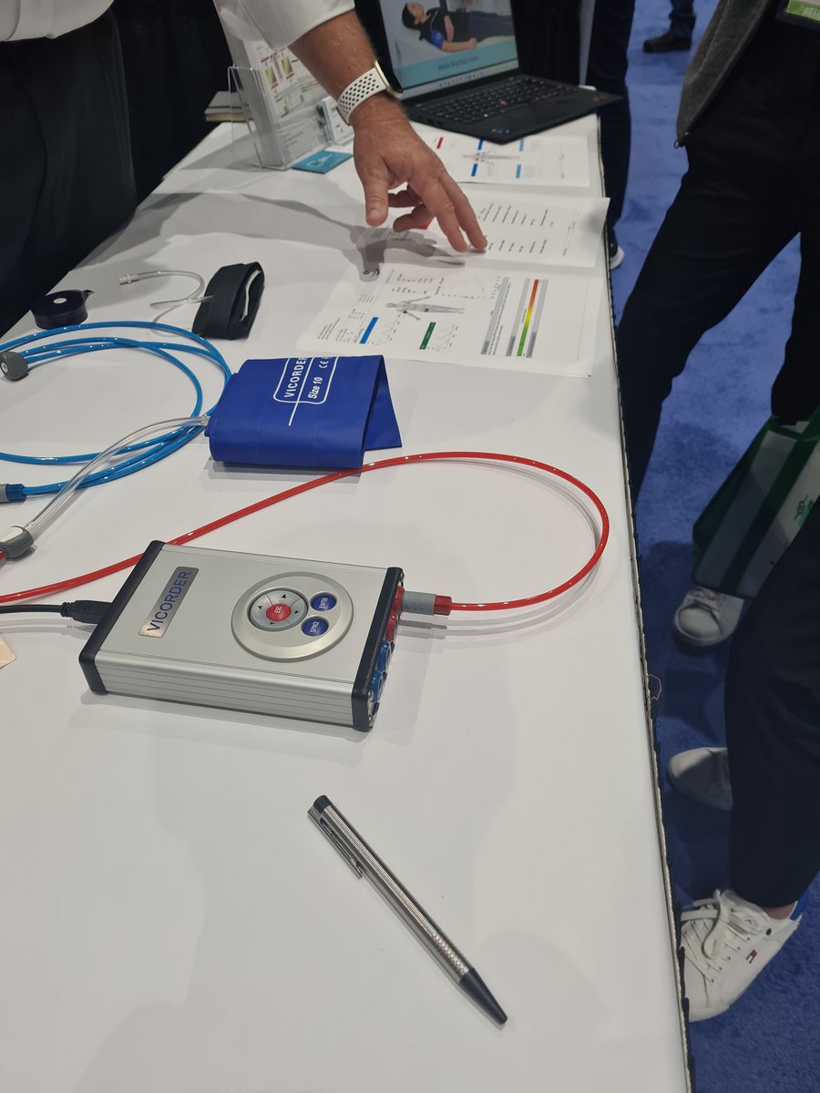 JrgHeise's tweet photo. Great 2nd day at #ACSM22. Come by learn more about #arterialstiffness and #vasculardiagnostics at booth 222
#smtmedical #vicorder https://t.co/kZFiBEtW7K