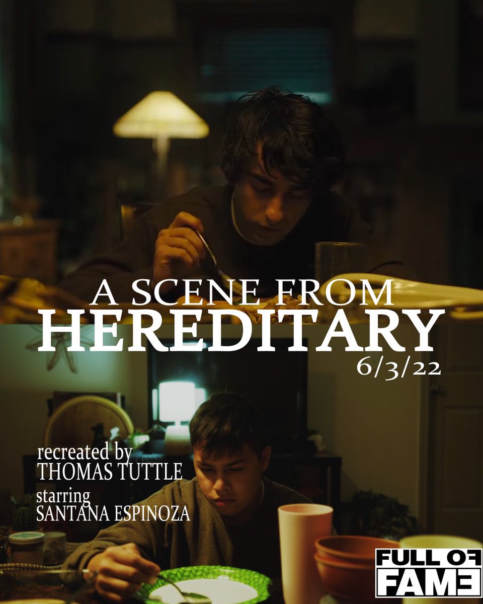 Tomorrow on our YouTube! We recreated a scene from the movie, Hereditary!