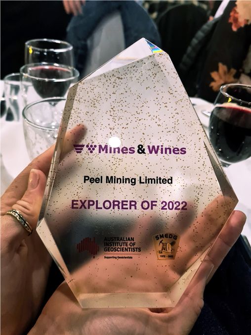It was another great conference at Mines and Wines 2022. A big congratulations to the <a href="/Peel_Mining_Ltd/">Peel Mining Limited</a> on their Explorer of 2022 Award, always good to see great work recognised. Here's to another brilliant year ahead.

#copper #exploration #geologist #dynamicsgex