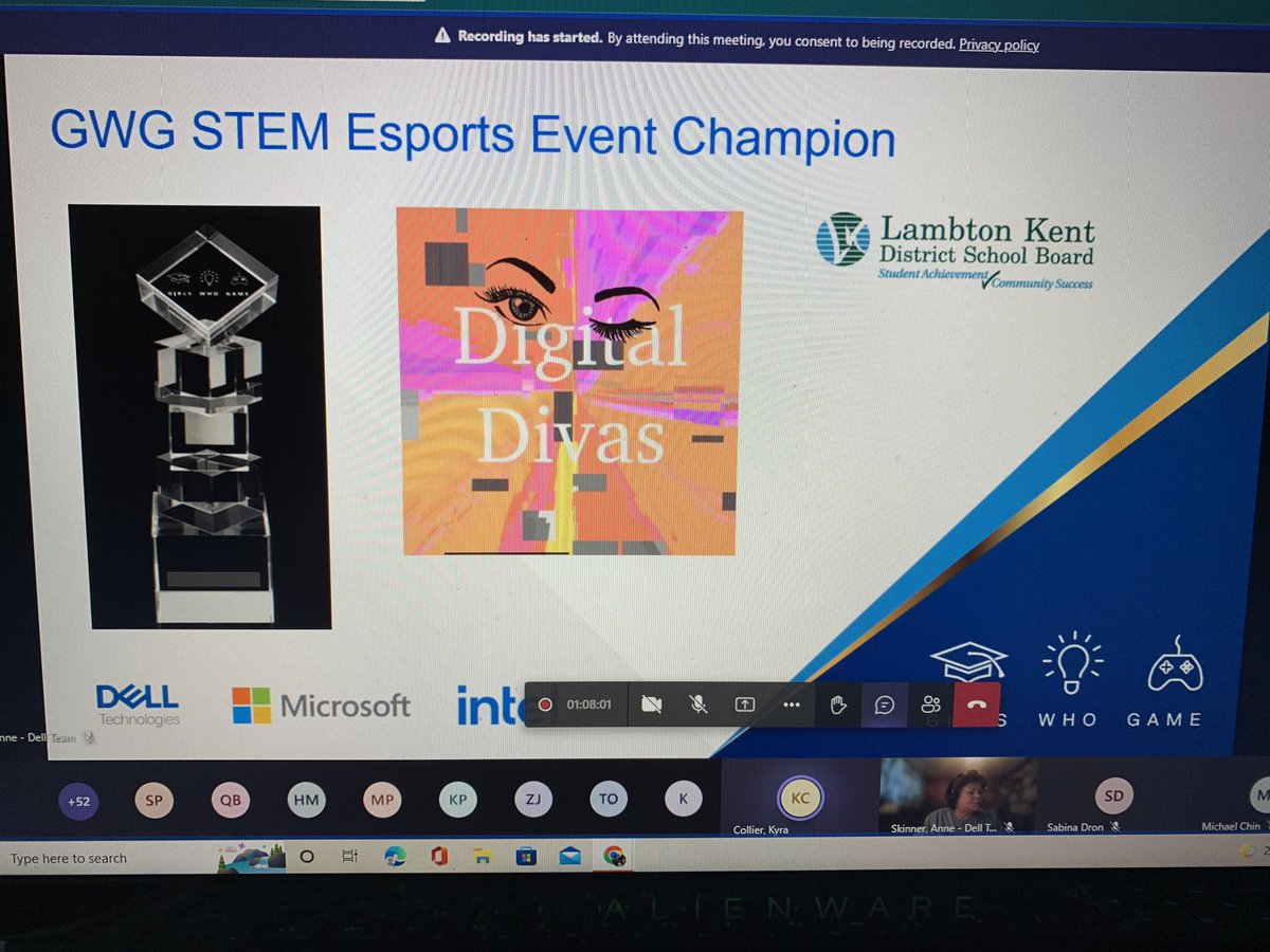 <a href="/LKDSB/">Lambton Kent DSB</a> #DigitalDivas we WON 🙌 esports event! <a href="/MrsVolland1/">Valerie Volland</a> <a href="/intel/">Intel</a> <a href="/DellTech/">Dell Technologies</a> <a href="/PlayCraftLearn/">Minecraft Education</a> YES 👏 can’t believe how well they worked together to do these timed builds!