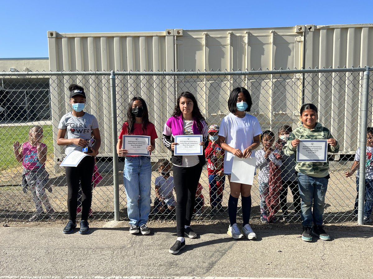 Congrats Jayden &amp; Tori for being the fastest students at Hollingworth!!! #weareRUSD #rusd #rowlandschools #hollingworth #hollingworthhawks #hawkpride #loveyourpeople #makemomentsmatter #togeherweareoneextraordinaryteam #bettertogether #weareallinthistogether #everystudenteveryday