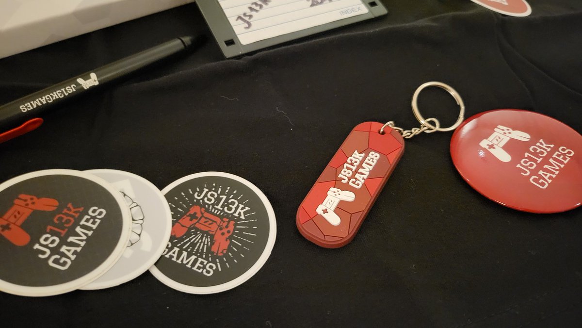 MishManners's tweet photo. Also got showered with @js13kGames presents from @end3r ๐
Thanks for having me as a 2021 judge. Looking forward to being back for the 2022 Game Jam ๐พ
#CodeEurope22 https://t.co/yR5fbQw1Br