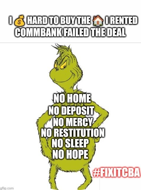 DrLorettaMcK's tweet photo. @CommBank #FixitCBA #HowManyLorettas #CruelestBankinAustralia #FreeJulianAssangeNOW https://t.co/pPQlT0Gjzo