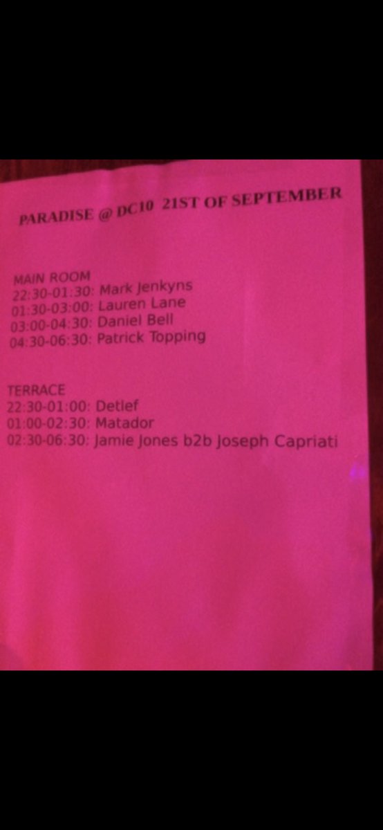 dave36chambers's tweet photo. @Patrick_Topping @tricklabel Absolutely amazing mate, it’s been incredible to follow your progression from when we first saw you at DC10 in 2016, to Parklife, Creamfields, @fabriclondon and many more, to your very own @tricklabel now 👏🏻👏🏻 keep doing what you’re doing, and Be Sharp Say Nowt 😉 xx https://t.co/xCCSajl6r1