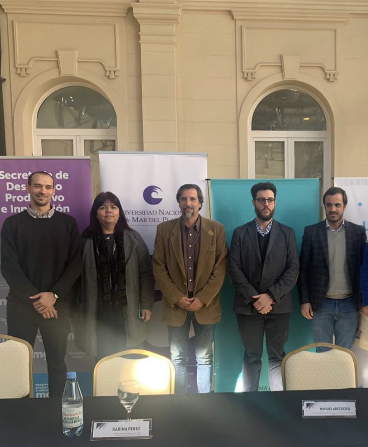 KarinaJperez's tweet photo. Participamos de la 3 Ronda de Innovación y Tecnología en #MardelPlata, organizada por @unmdp, en conjunto con @produccion_arg, @PIMDQ y @ATICMAmdp, donde repasamos todas las polítcas de apoyo a empresas que llevamos a cabo desde la #SEPyME. https://t.co/eDmcfiksVn