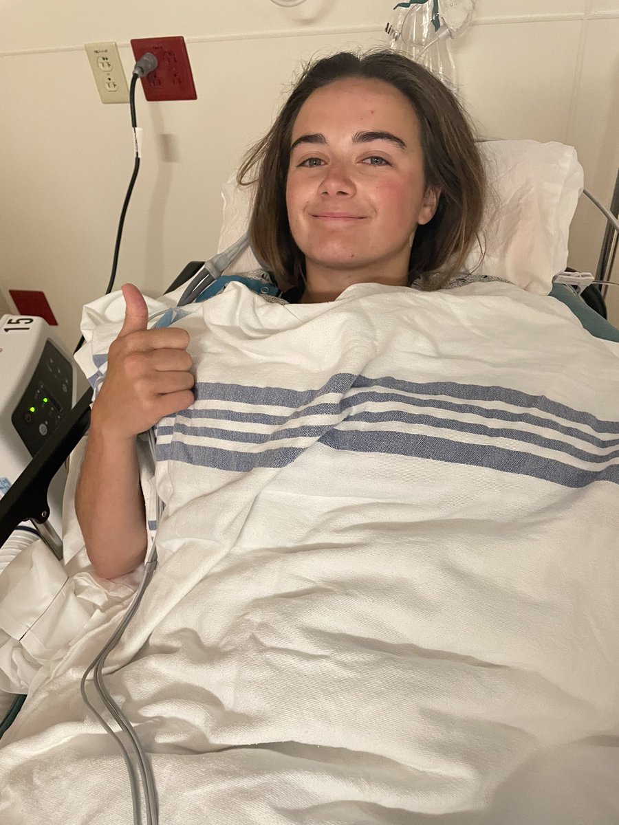 RbhsGirlsoccer's tweet photo. THANKFUL THURSDAY:
We are thankful for the games the RB Lady Bruins had #17 Noel Wheeler @N0ELL0 on the field and we are equally thankful for her successful ACL and meniscus surgery completed this week! ✅ Lots of 💚💛 for this one! https://t.co/Qj2nkO7dtu