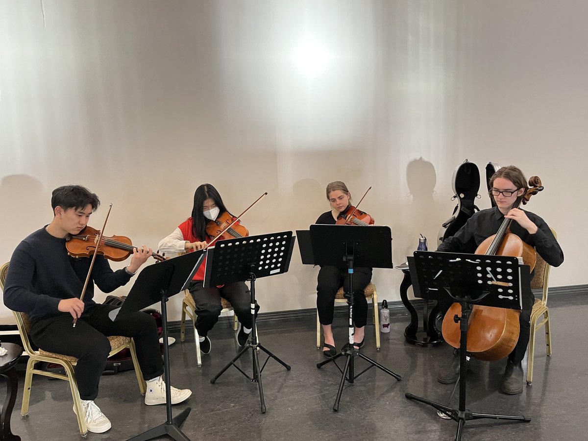 Thank you for the lovely music tonight at the reception for retirees and 25 year watch recipients! ⁦<a href="/SJHighSchool/">SJHS</a>⁩ ⁦<a href="/STM_Super_Saint/">St. Malachy's</a>⁩ ⁦<a href="/ASD_South/">Anglophone South School District ASD-S</a>⁩