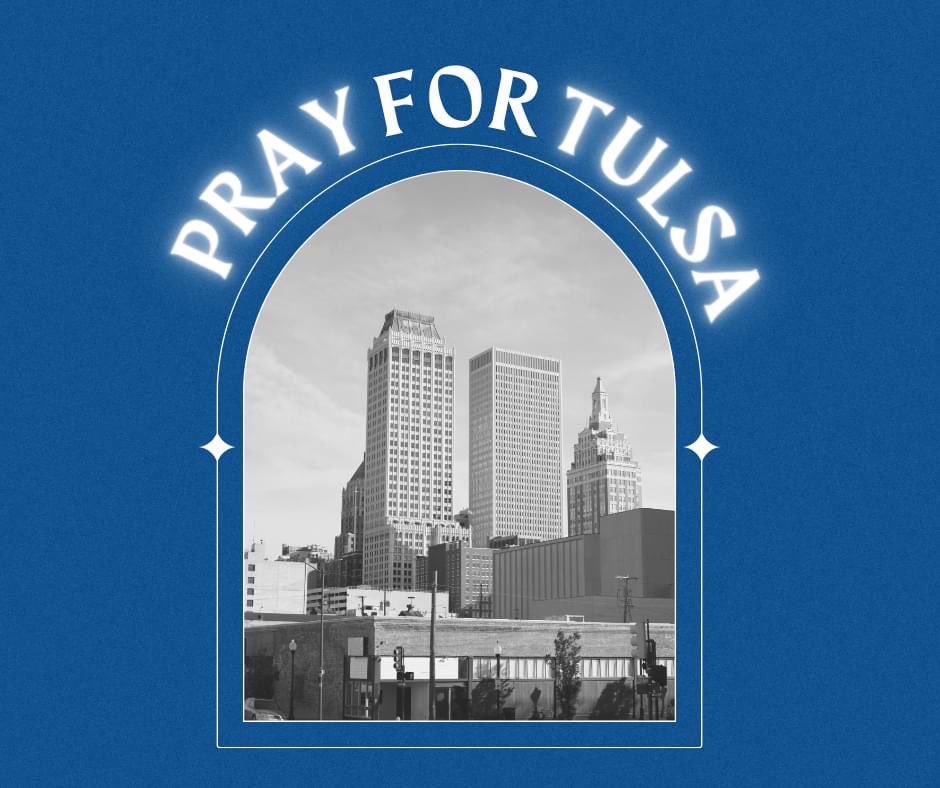 CrownCounseling's tweet photo. #Tulsa, we pray for the hurting and mourning today. We pray for our country: these tragedies must end. Join us in prayer and urge our leaders to protect our freedoms 🇺🇸 and advocate for effective policy. 💙 #AACC #mentalhealthmatters #NonViolence #nonprofit #Justice https://t.co/b6CjCXedz9