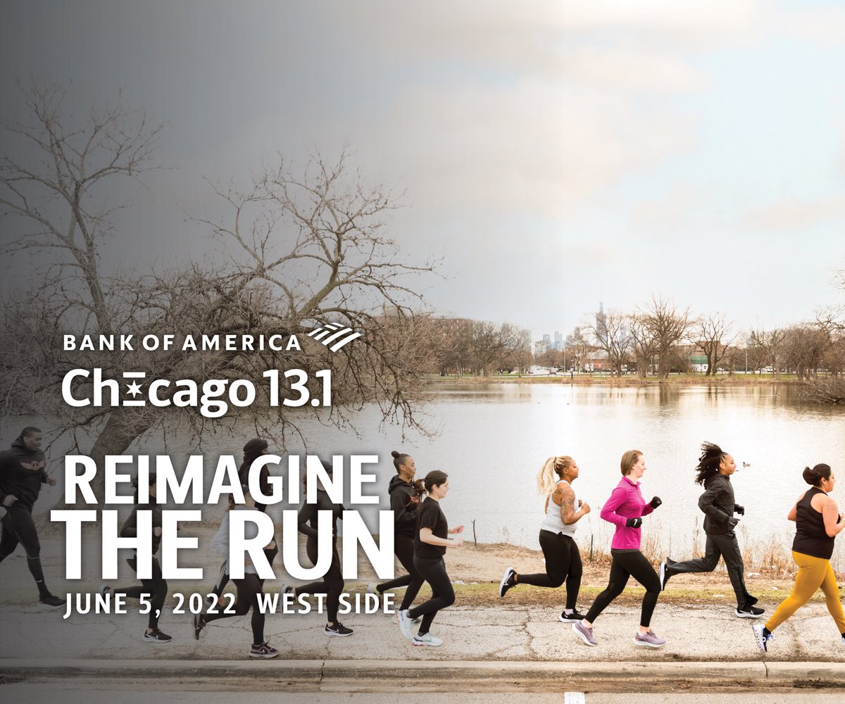 stlindsey's tweet photo. Our @BankofAmerica Chicago team couldn’t be more excited to celebrate the inaugural Chicago 13.1 half-marathon this weekend. This extension of our premier racing portfolio will spotlight the city's west side while driving economic investment for years to come. #InspiredByChicago https://t.co/geeuQFGTO5