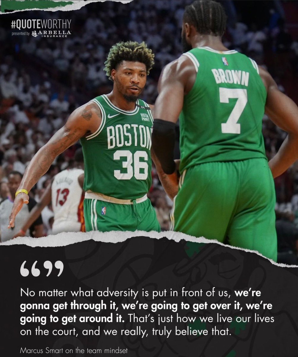 puntparadisenft's tweet photo. With game one of the NBA finals kicking off today, we thought we would share this great quote from Marcus Smart with you all. A mindset that resonates with all here at #puntersparadise who do you guys have winning the series??? #NBAFinals2022 #NBA #NFTs #NFTCommunity https://t.co/HkLpkakbpU