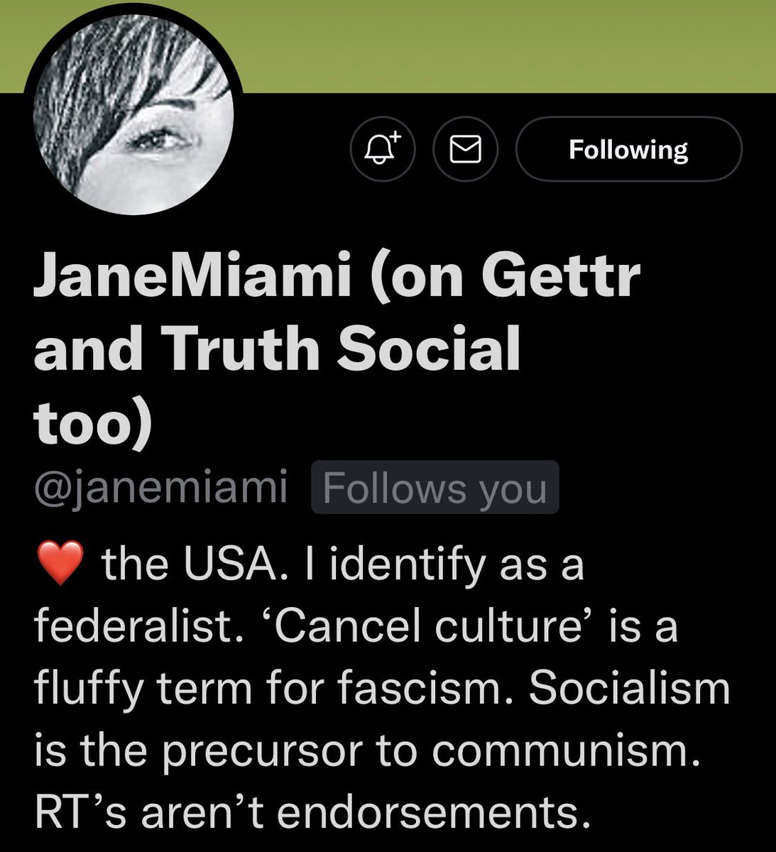 francklyspoken's tweet photo. I’d like to give a very rare shout out to one of my favorite mates.

She’s beautiful, smart, articulative, and one of the most potent Patriots I’m connected to…

Genuine heart that COUNTS. Critical thinking (with curiosity).

If you’re not following Jane…

#YouAreMissingOut https://t.co/KVnAR3t0se