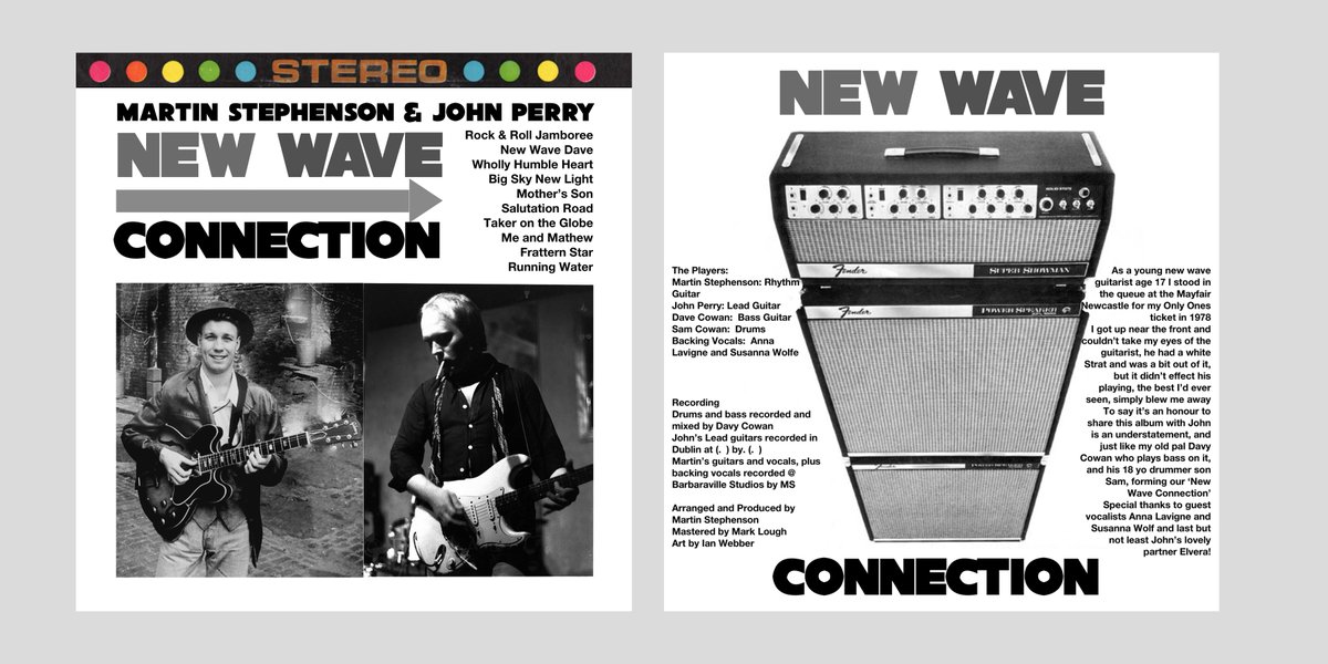 MGStephenson's tweet image. June Newsletter 2022 New album with John Perry: New Wave Connection daintees.co.uk/campaigns/7630…