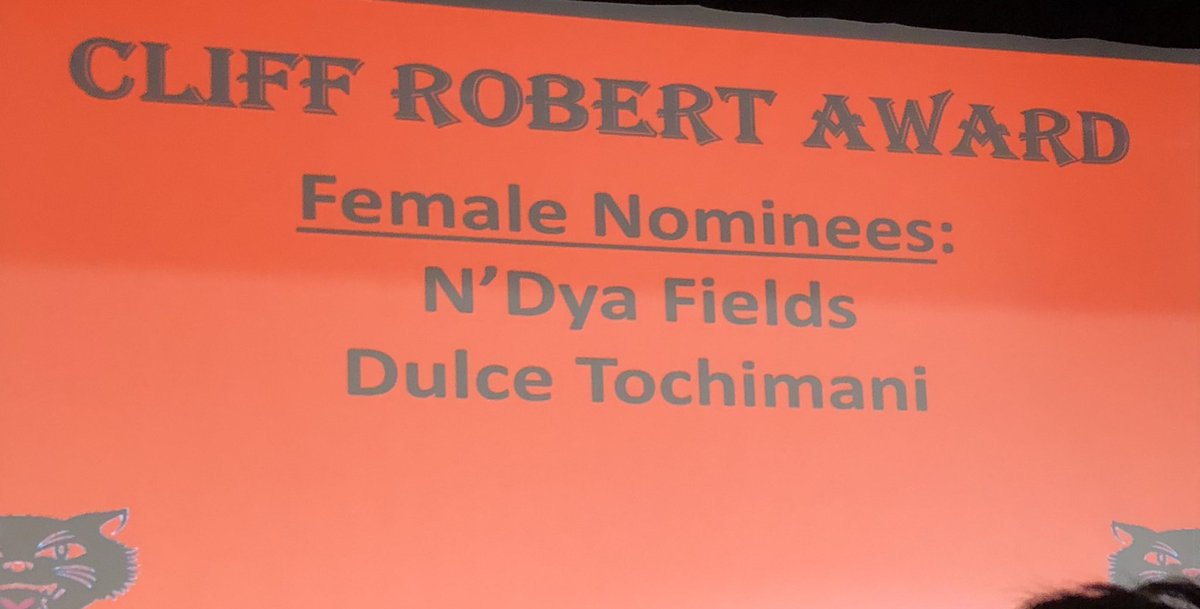 EastHighXC's tweet photo. Cliff Robert Female Athlete of the Year…both nominees are XC ladies. Proud of both…and a Congrats to N’Dya.
#GonnaMissTheseTwo https://t.co/mlUkVxhBwa