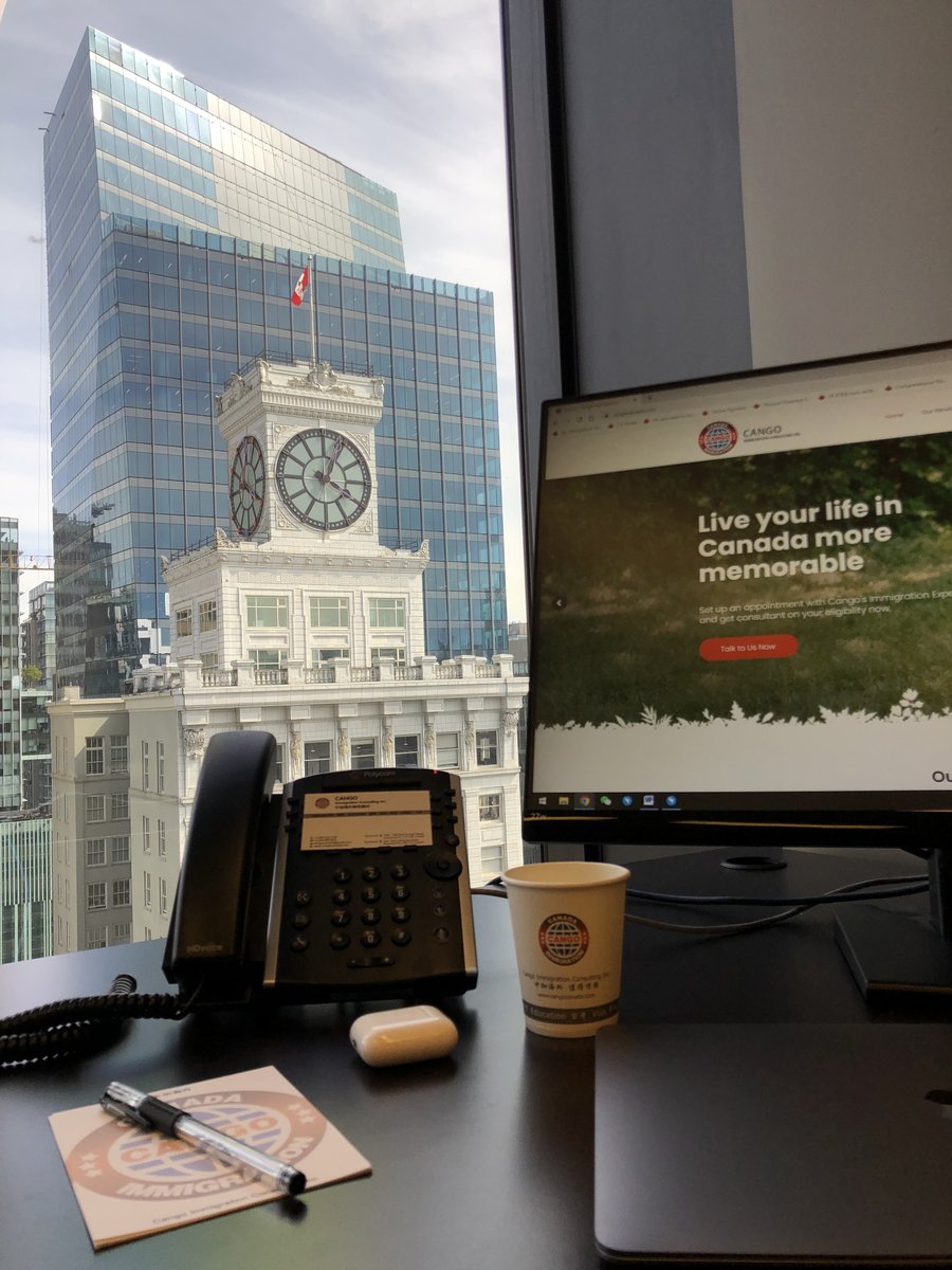 Hello from our office to you.
#Cango helps all applicants around the world to come to #Canada.

Let's find your best way together.

Get in touch:
+1-604-233-1128
1410 - 700 West Georgia Street, Vancouver, BC, V7Y 1K8, Canada
cangocanada.com

#canadaimmigration #Canada
