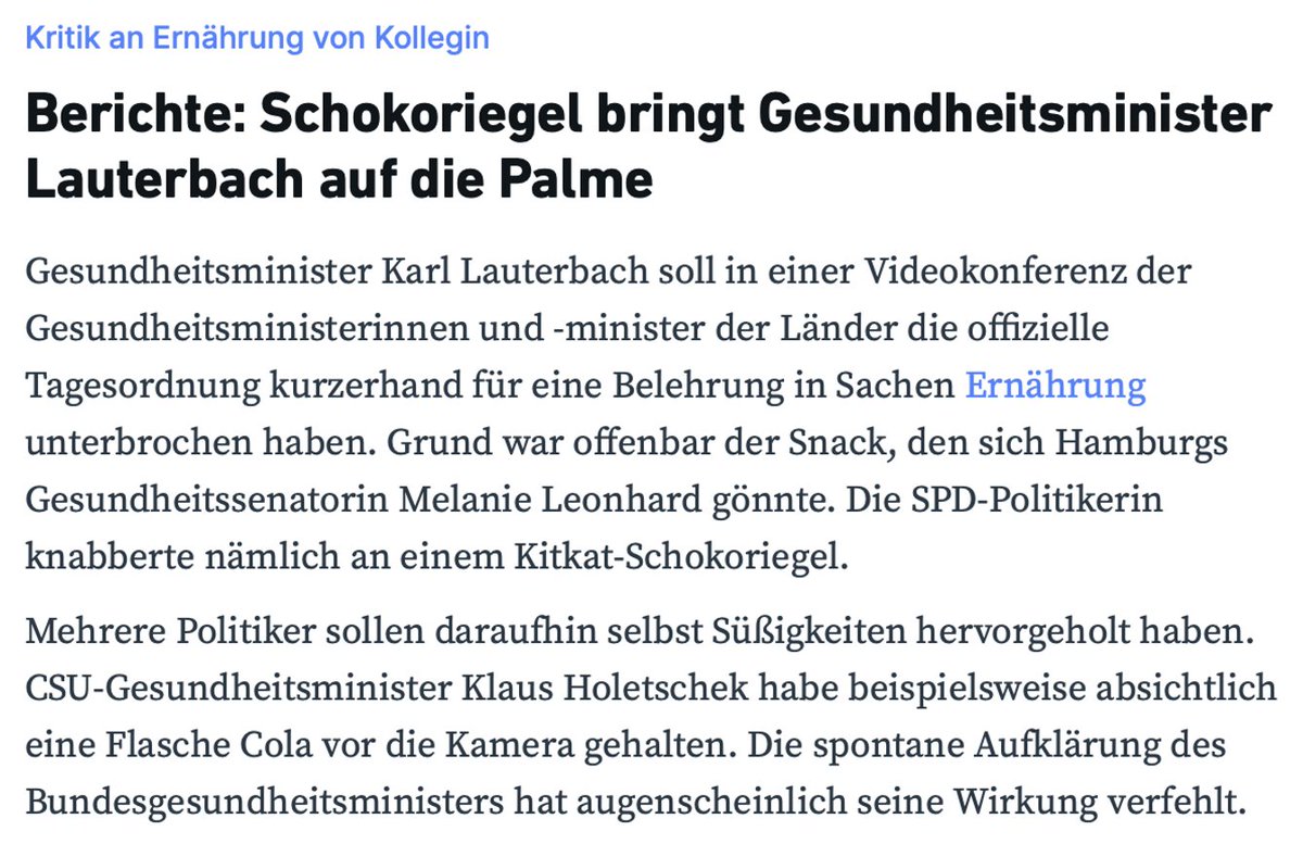 mz_storymakers's tweet photo. Es ist nur noch für Bekloppte und Bescheuerte: https://t.co/nRZ45qViqH #Lauterbach #KitKatGate #KitKat #KitKatKarl https://t.co/cNfSKMmBLb