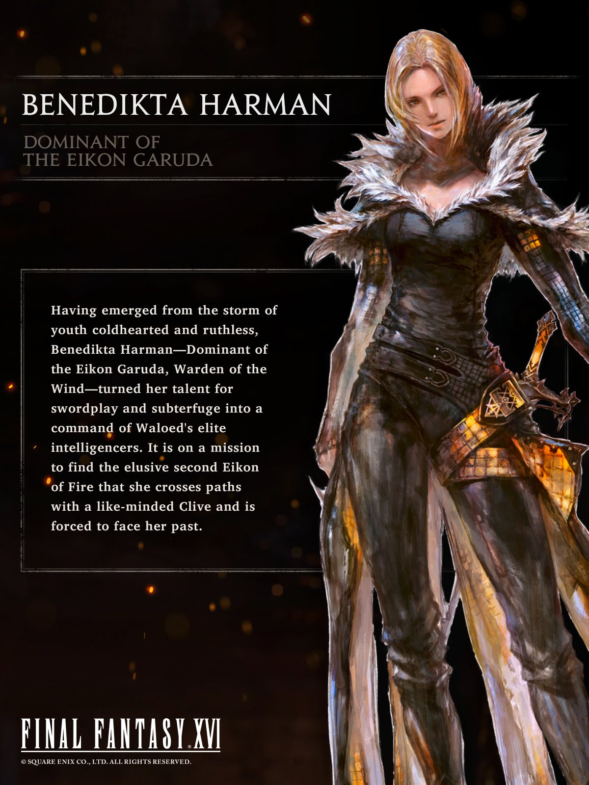 Square Enix on Twitter: "RT @finalfantasyxvi: Benedikta Harman—Dominant