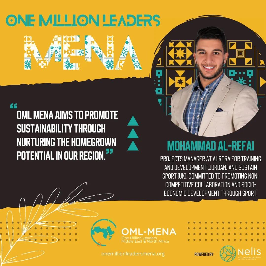 oml_mena's tweet photo. يؤكد الرفاعي، مدير المشاريع في أرورا على ان الهدف من برنامج مليون قائد في الاستدامة في المنطقة العربية هو تعميم الاستدامة من خلال دعم ورعاية القدرات والامكانات الناشئة المحلية في منطقتنا.
#قمة_قادة_المستقبل 
#مليون_قائد_في_الاستدامة_في_المنطقة_العربية 
#استدامة #قيادة #قيم_عربية https://t.co/YRCRy7TvZK