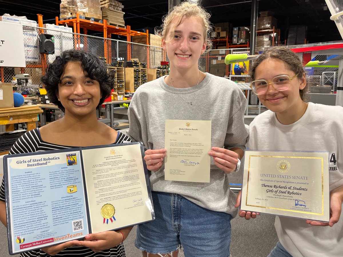 We love getting good old-fashioned snail mail! Thank you <a href="/ConorLambPA/">Conor Lamb</a>, <a href="/SenToomey/">Pat Toomey (US Sen. ret.)</a>, and <a href="/SenBobCasey/">Bob Casey</a> for your support of the BuzzBand🐝

#GetBusyBuzzing #BuzzBand <a href="/LemelsonMIT/">Lemelson-MIT Program</a> #InvenTeams #ohmyGoS #WomenInSTEM #EurekaFest