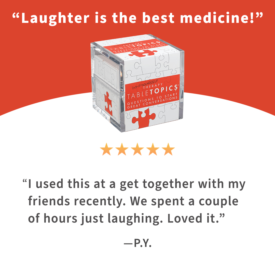 We could all use a good laugh right about now. Am I right? Try our Do-It-Yourself Therapy edition. It's P.Y. approved. We hope you approve too!