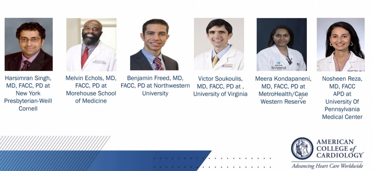 Happening Now! What program directors are looking for in a cardiology applicant in an application &amp; on interview day. 🤔
✔️Smart 🤓
✔️Hard working 💪
✔️Gets along well with others 🤼🧑‍🤝‍🧑👯
✔️Personal statements 
Thank you to our panelists for your time and insight!