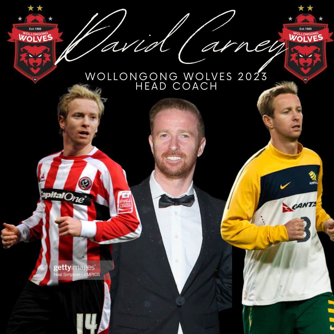 Wollongong Wolves Football Club is excited to announce the appointment of former @Socceroos David Carney as the club's new 1st Grade Head Coach for the 2023 @footballnsw NPL NSW season. More information at facebook.com/72087179137443…