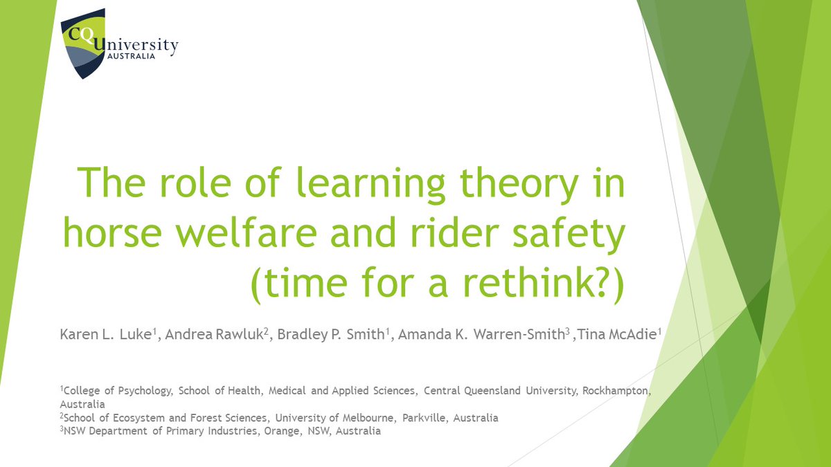 Exciting day - after being accepted for my first proper presentation at a conference (#ISAZ) - today I sent off my recorded presentation! Fingers crossed it goes ok 🙏
#CQU #horsewelfare #equitationscience