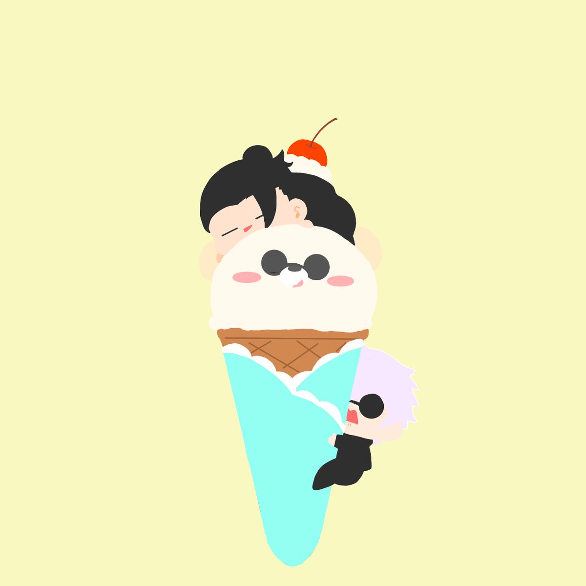 夏油傑 ,五条悟 「」|きょうらんのイラスト