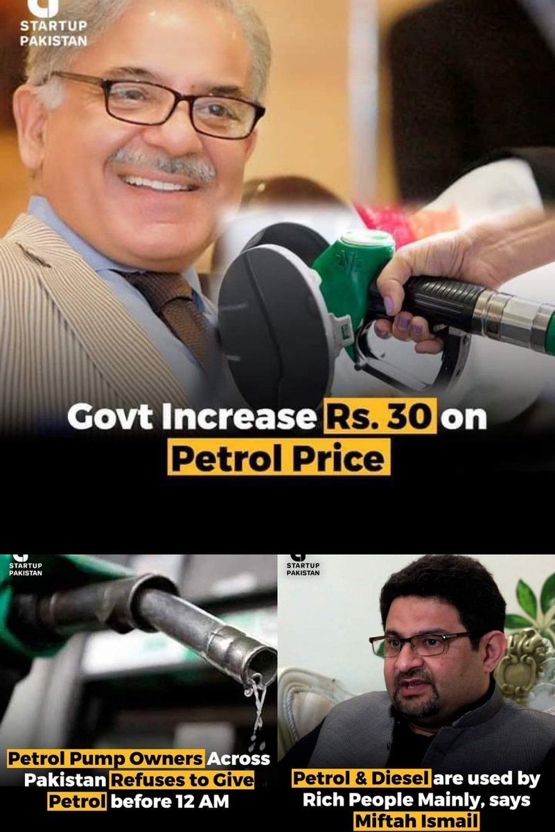 Muhamma03785237's tweet photo. Ma Sha Allah!!

Some of the major achievements of newly hired #ImportedGovernment in 60 Days.
Many more to come.. 

Speak up Pakistan, Before it's too late!
#امپورٹڈ_حکومت_نامنظور
#PetrolDieselPrice
#ImportedGovernmentNaManzoor
#Pakistan
#مہنگائی_کا_طوفان_نامنظور
@ImranRiazKhan https://t.co/hXI5he8w0s