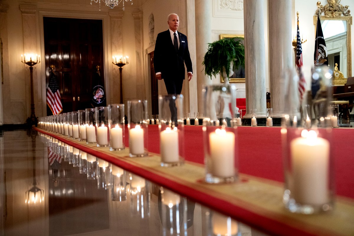 .<a href="/POTUS/">President Donald J. Trump</a> walks to the East Room to deliver remarks on the recent mass shootings and called for a Ban on Assault Weapons and New ‘Red Flag’ Laws.