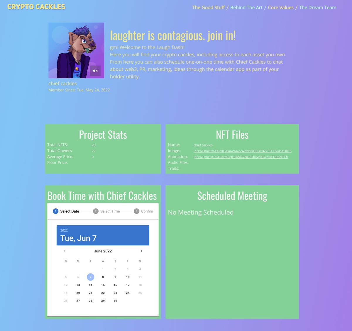 crypto cackles (MINTING NOW) tweet media