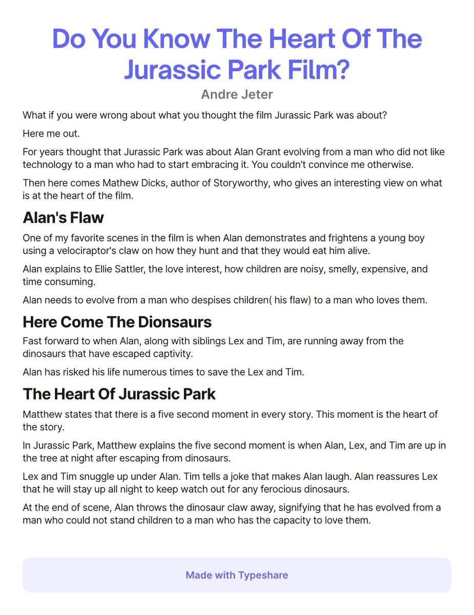 andrejamesjeter's tweet photo. Jurassic Park is more than just a film about people getting gobbled-up by dinosaurs. https://t.co/QleDSiKdAX