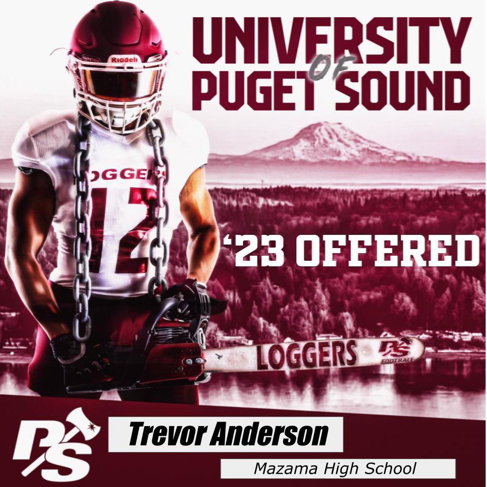 After a great talk with Puget Sound’s Defensive Coordinator <a href="/CoachHousman/">Jeff Housman</a> , I am blessed to receive an offer from Puget Sound! Beyond grateful. #GoLoggers #PugetSoundFootball <a href="/P_S_football/">Puget Sound Football</a>  @FootballMazama