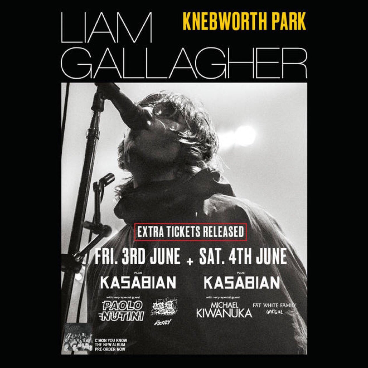 Latest Oasis News on Twitter "Stage times for Liam Gallagher and the