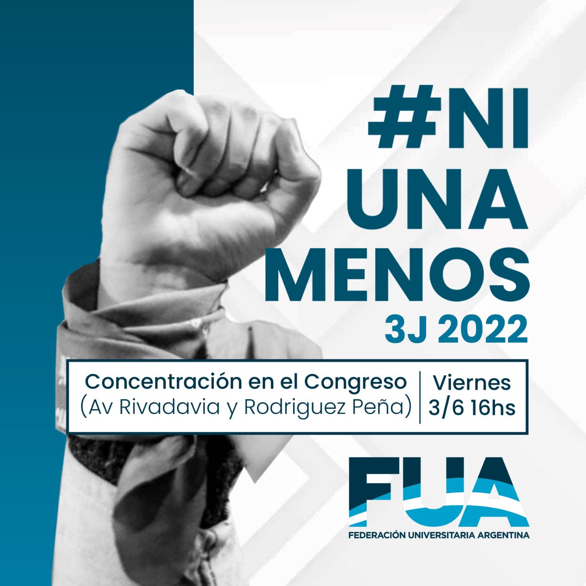 👉🏼 Este #3J nos volvemos a encontrar en el Congreso de la Nación y en las calles de todo el país!

#NIUNAMENOS ✊🏽💜