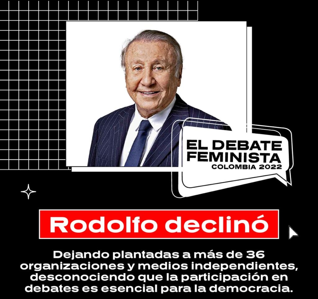 VigiaJaguar's tweet photo. #ElDebateFeminista🟣| El candidato presidencial @ingrodolfohdez, demuestra una vez más que su compromiso NO es con las mujeres ni con la comunidad LGBTIQ+.

#MujeresContraRodolfo https://t.co/6LrmWLPk7z