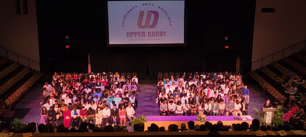 UpperDarbySD's tweet photo. Congratulations to all of our Upper Darby High School seniors who are being honored at tonight's senior awards and scholarship ceremony! https://t.co/lmc10T8swm