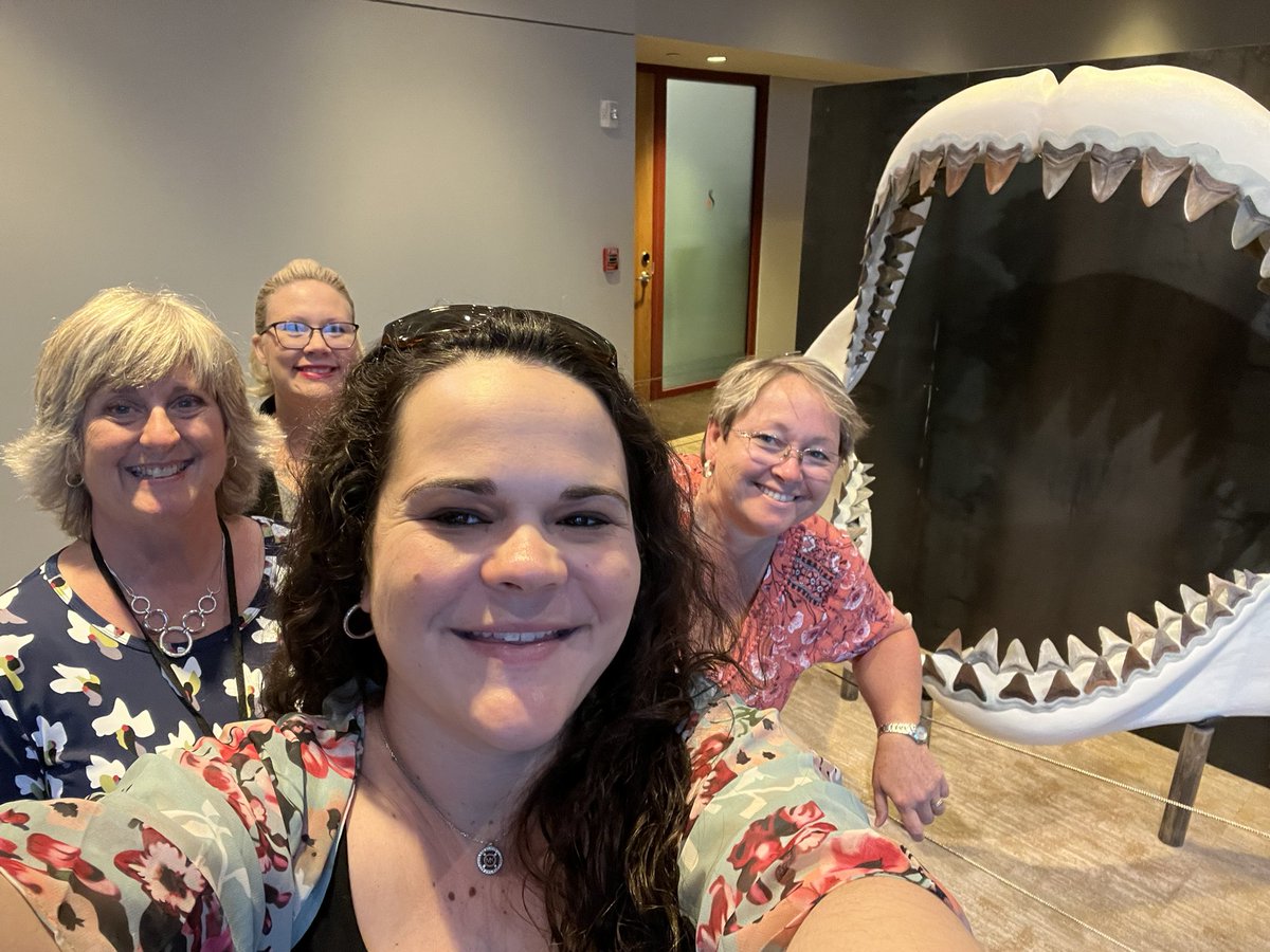 The amount of knowledge we have already gained at #2022HECslc is larger than the size of this shark mouth! Excited to take what we are learning and put it in action at our schools next year!