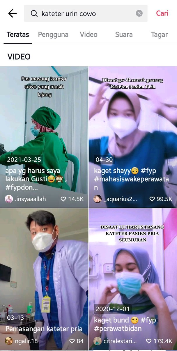 sekterahimanget's tweet photo. tiktok, perawat dan hijab https://t.co/Jo3YNuLjkQ