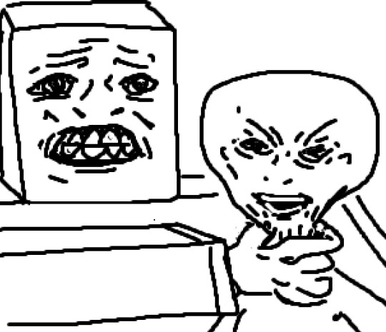 pukicho's tweet photo. This one is for the minecraft fans. This is what I think would happen if Minecraft Steve saw a round person. He would be so scared he’d try to kill it in fear. https://t.co/yl1hssfakc