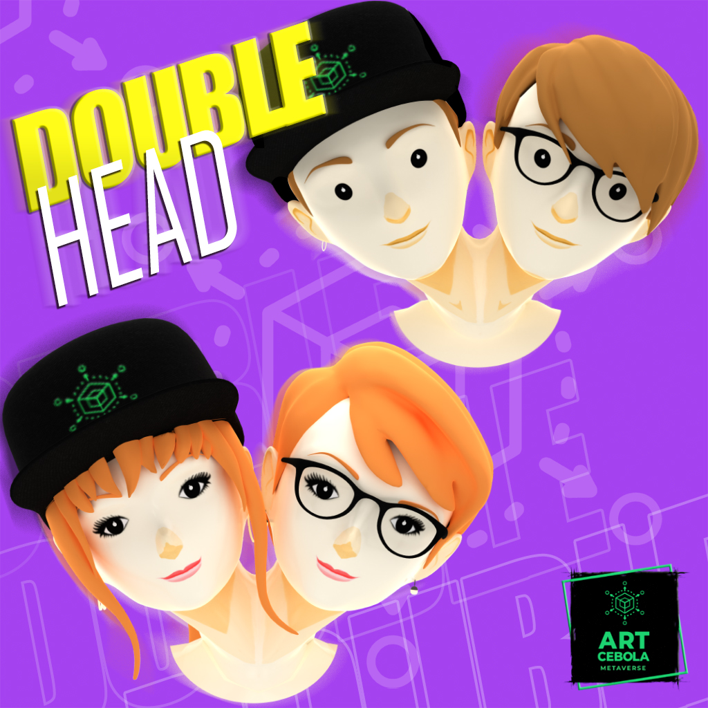 🔥"Double Head" by <a href="/ArtCebola/">ArtCebola</a>🤘👩‍🦰😎🤘
#Decentraland #Wearable 

🤩The Coolest "Wearable" on Decentraland!🤩

🔥🔥ONLY 98 SUPPLIES!!!🔥🔥

BUY NOW !!!👇
market.decentraland.org/collections/0x…

5 minutes from now
#NFT #NFTCommunity <a href="/decentraland/">Decentraland</a>
