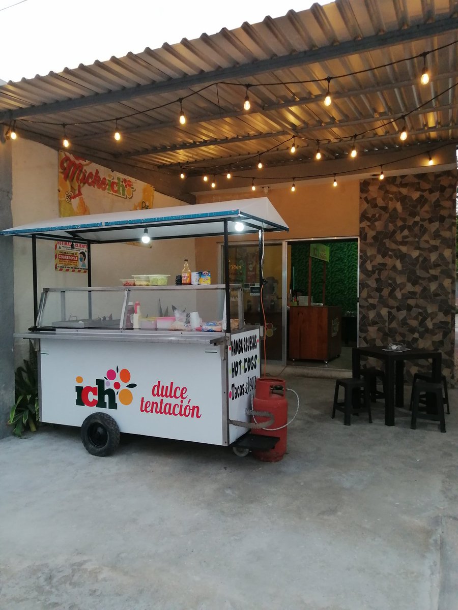 raul_7525's tweet photo. Nuestro nuevo proyecto!!!! Gracias por tu preferencia #ichdulcetentacion #hamburguesa #hotdogs #tortaytacoasado https://t.co/qyFRlVaKKE